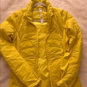 Lululemon Athletica Vibrant Yellow Puffer Jacket